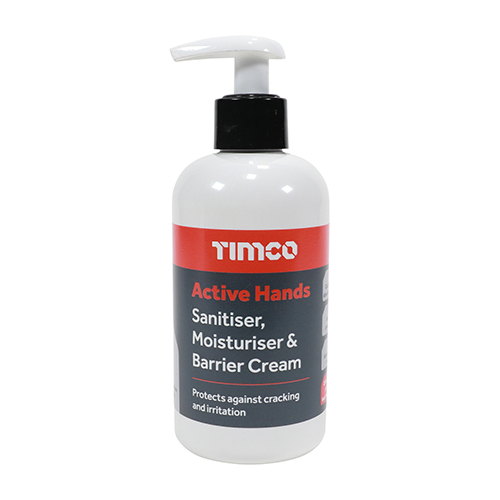 Active Hands Sanitiser, Moisturiser & Barrier Cream